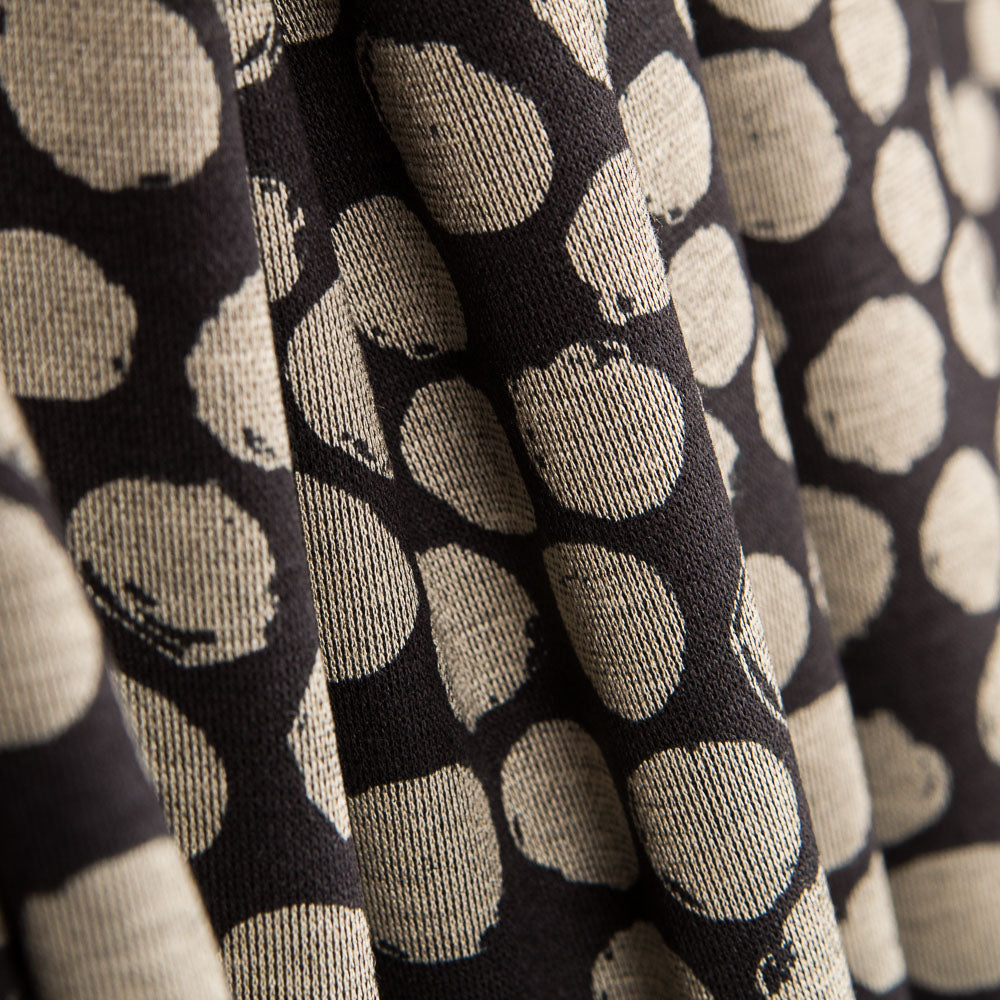 Maille Jersey Pois Noir - Ribes y Casals