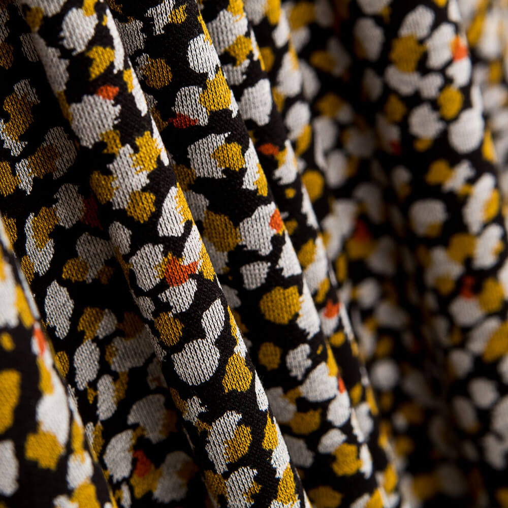 Jersey Viscose chiné doré - Ribes y Casals