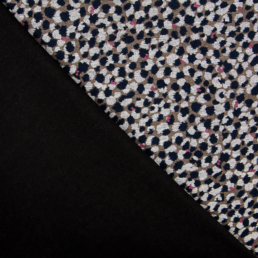 Jersey Coton Viscose Gris Chiné - Ribes y Casals