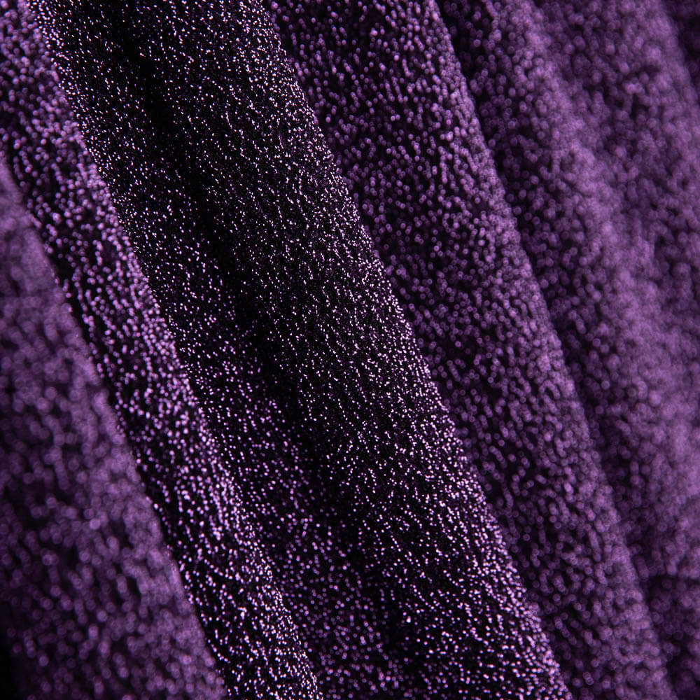 Tricot Lamé Brillant Aubergine - Ribes y Casals
