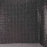 Maille lamée argentée à carreaux et sequins - Ribes y Casals