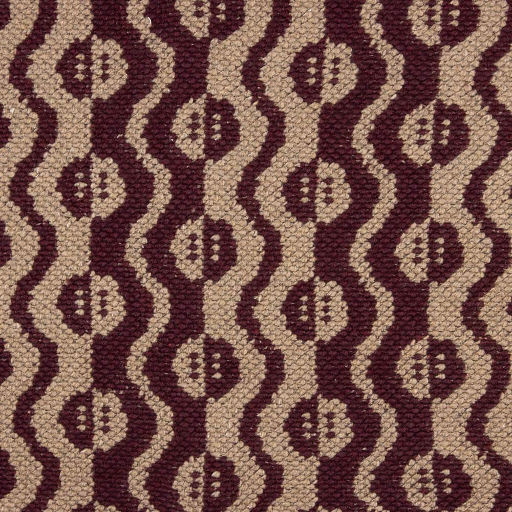 Poncho en laine tricotée Maroon Eyes - Ribes y Casals