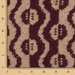 Poncho en laine tricotée Maroon Eyes - Ribes y Casals