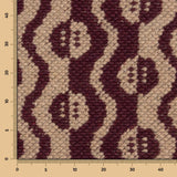 Poncho en laine tricotée Maroon Eyes - Ribes y Casals