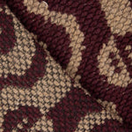 Poncho en laine tricotée Maroon Eyes - Ribes y Casals