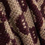 Poncho en laine tricotée Maroon Eyes - Ribes y Casals