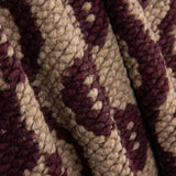 Poncho en laine tricotée Maroon Eyes - Ribes y Casals