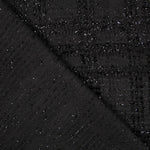 Laine Lurex Noir Carreaux - Ribes y Casals