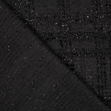 Laine Lurex Noir Carreaux - Ribes y Casals