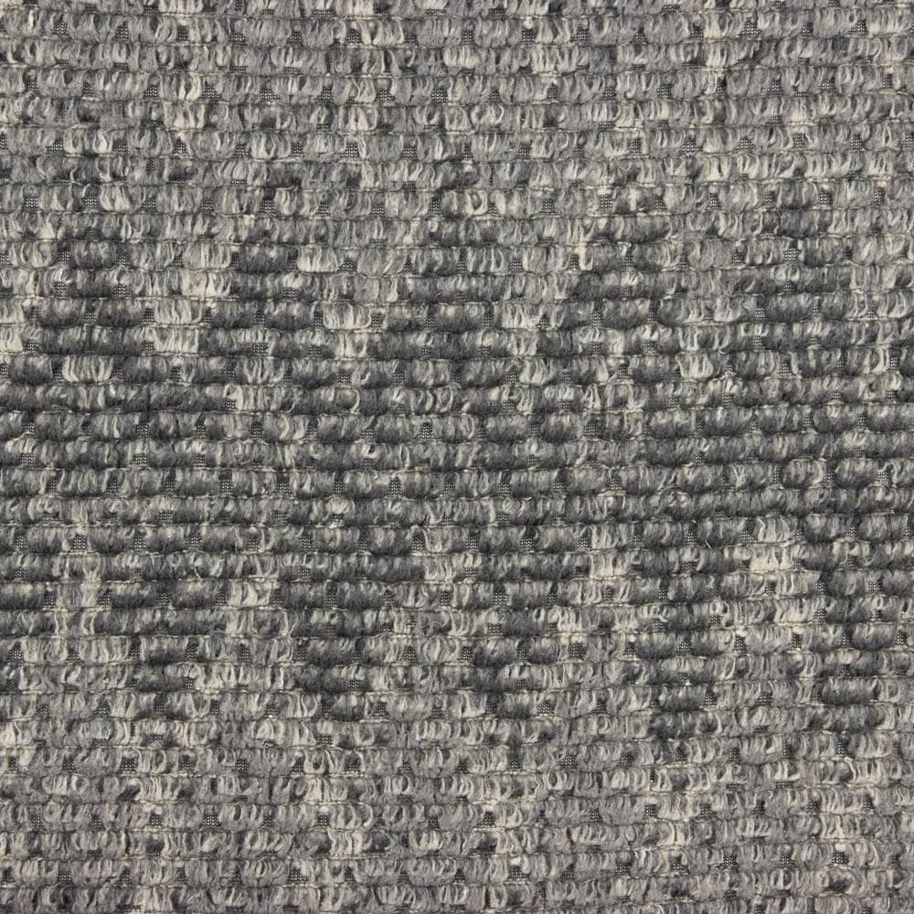 Retal Punto Tricot Lana Poncho Geo Gris 90x140 cm - Ribes y Casals