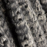 Poncho Tricot Laine Geo Gris - Ribes y Casals