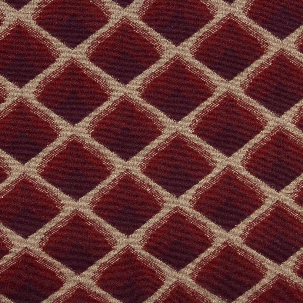 Poncho Tricot Tricot Laine Maroon Waves - Ribes y Casals