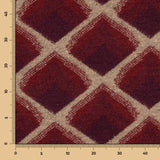 Poncho Tricot Tricot Laine Maroon Waves - Ribes y Casals