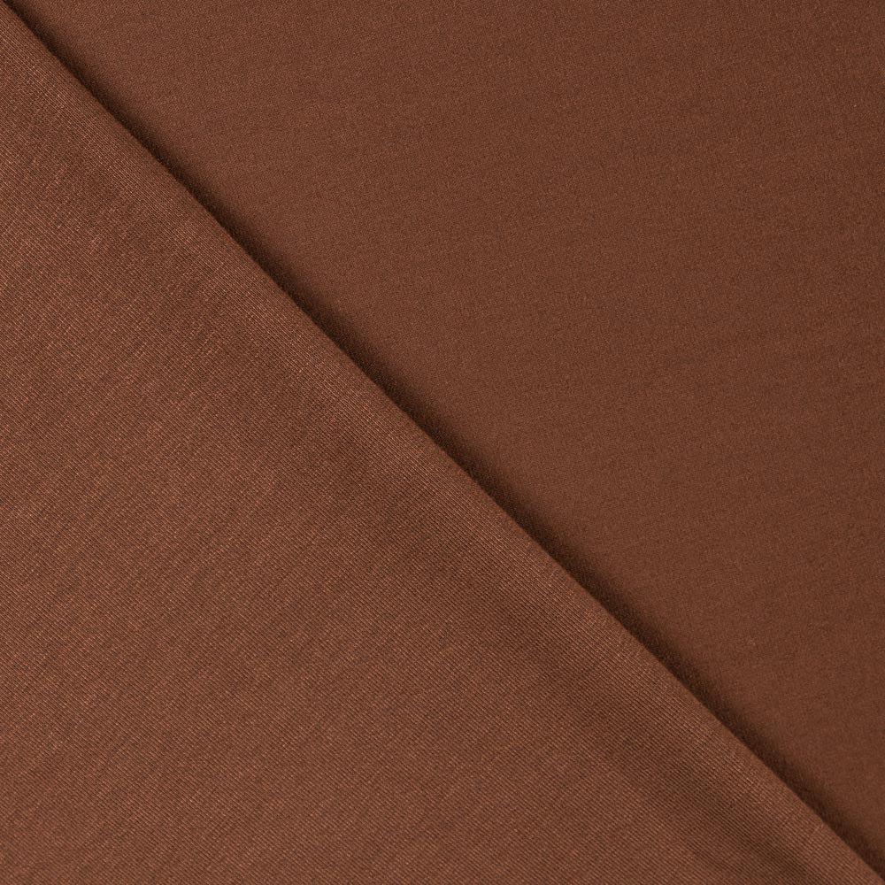 Tissu Jersey Viscose Marron - Ribes y Casals