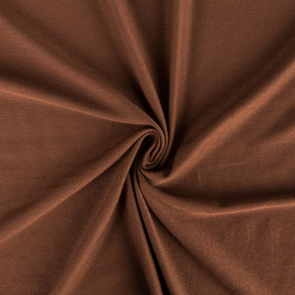 Tissu Jersey Viscose Marron - Ribes y Casals