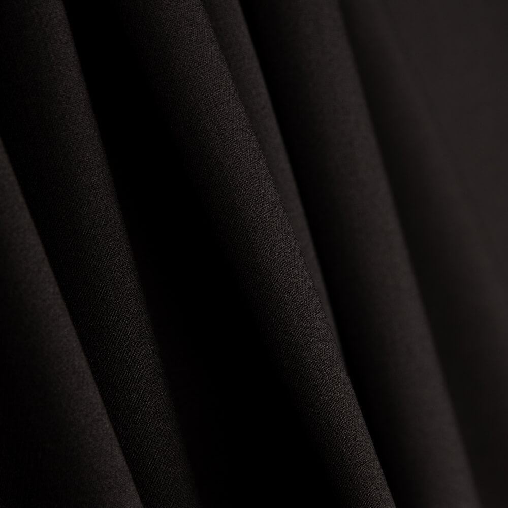 Tricot Lycra Polyester Noir - Ribes y Casals