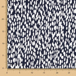 Maille Viscose Mouchetée Bleu Marine - Ribes y Casals