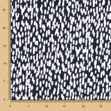 Maille Viscose Mouchetée Bleu Marine - Ribes y Casals