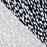 Maille Viscose Mouchetée Bleu Marine - Ribes y Casals