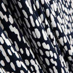 Maille Viscose Mouchetée Bleu Marine - Ribes y Casals