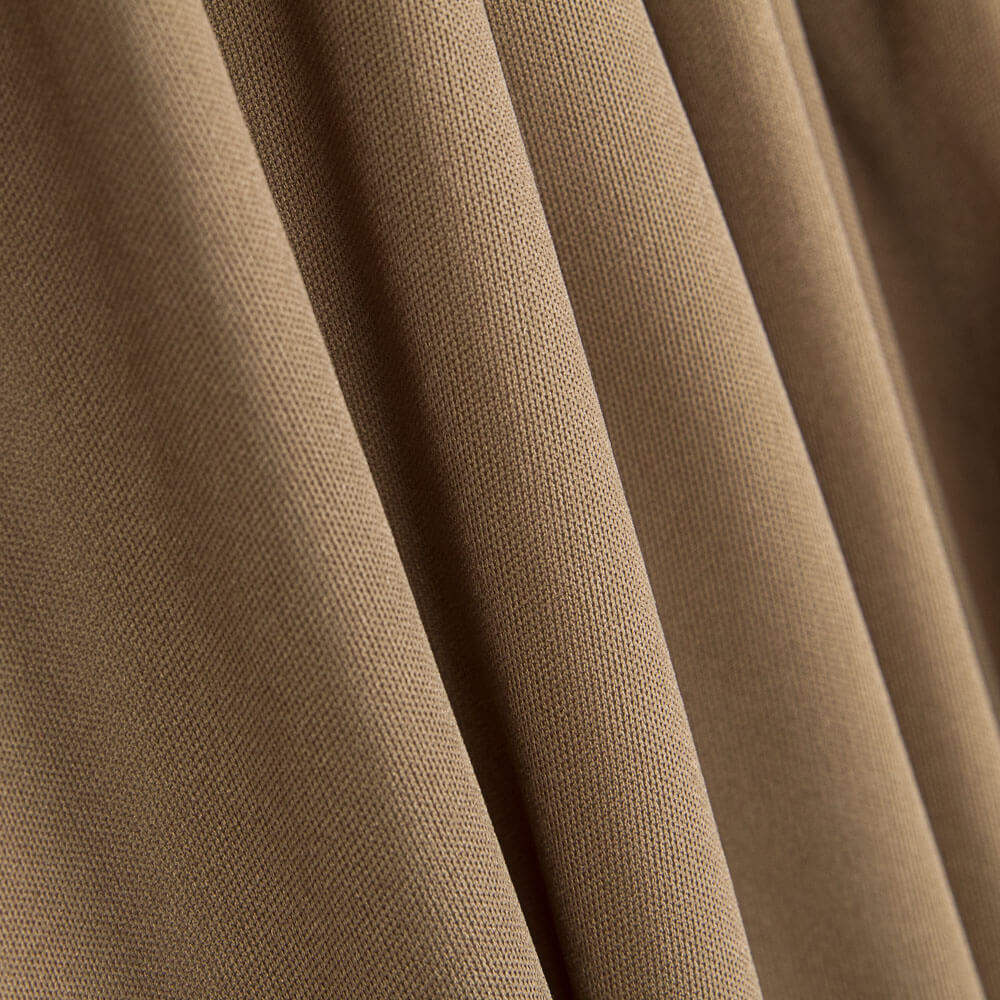 Jersey Polyester En Solde Marron Doré - Ribes y Casals