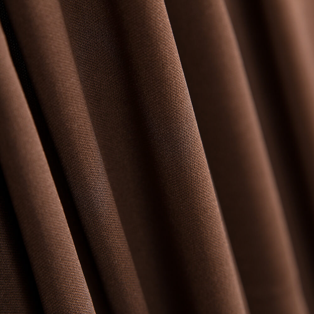 Soldé Jersey Polyester Marron Foncé - Ribes y Casals