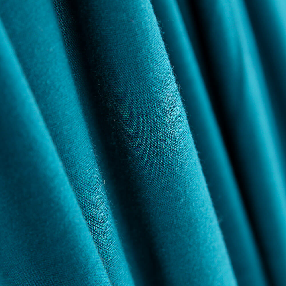 Soldé Jersey Spandex Polyester Rayures Pétrole - Ribes y Casals