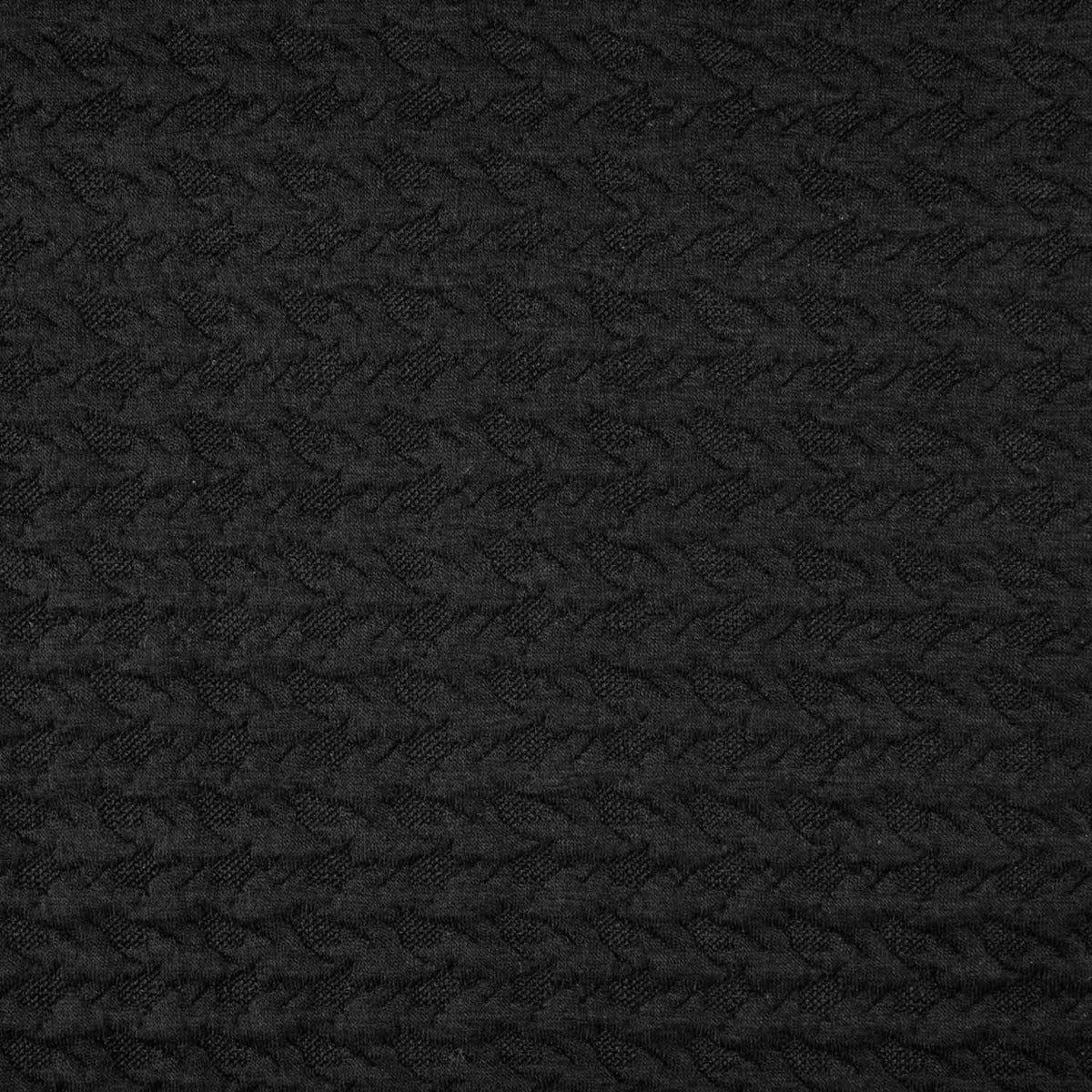 Maille jacquard cloquée noire - Ribes y Casals