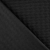 Maille jacquard cloquée noire - Ribes y Casals