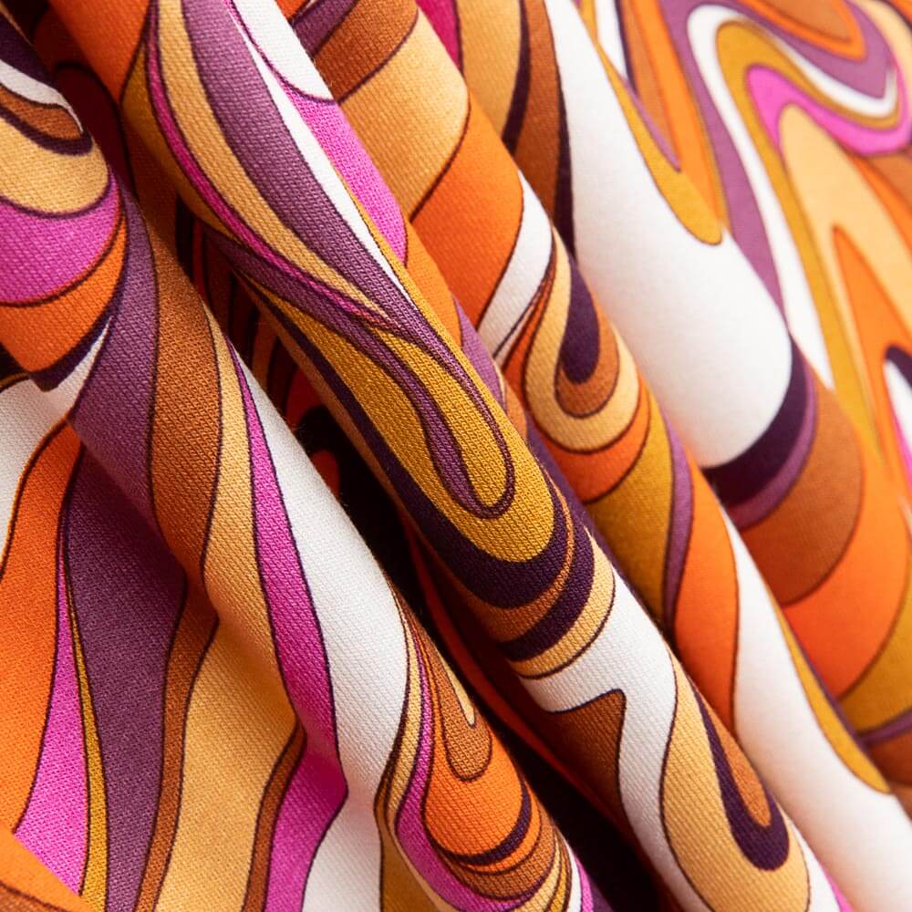 Maille Viscose Paisley Fuchsia - Ribes y Casals