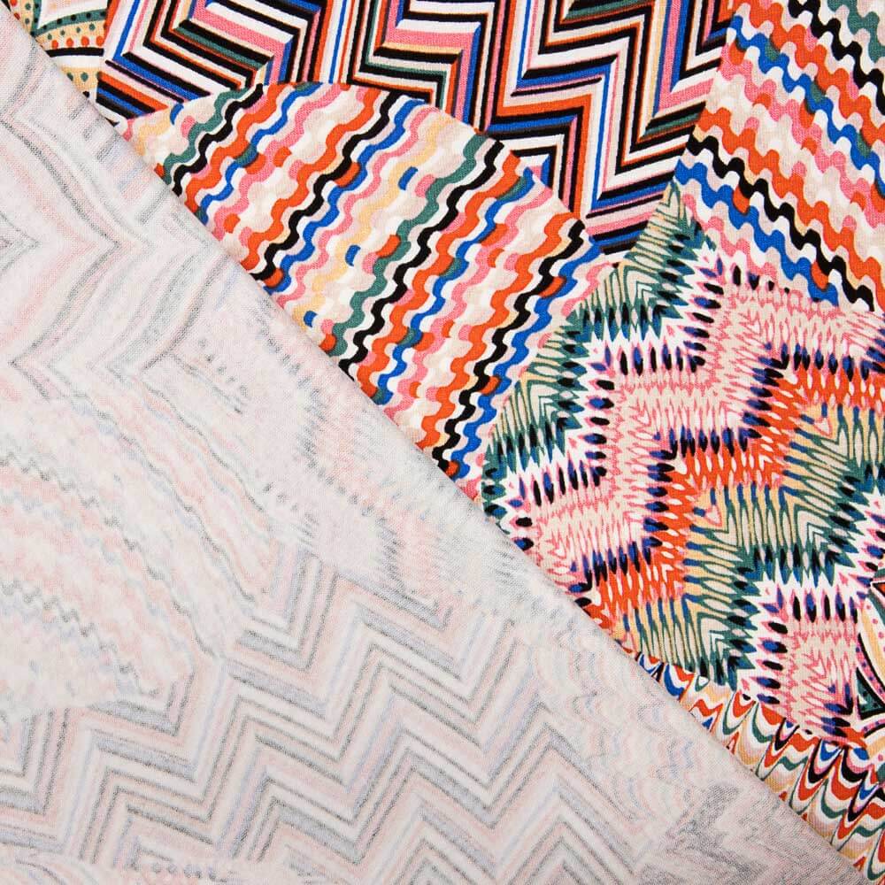 Maille Viscose Chevron Multi - Ribes y Casals