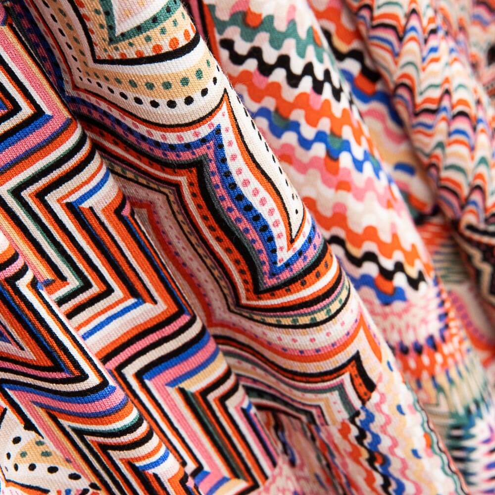Maille Viscose Chevron Multi - Ribes y Casals