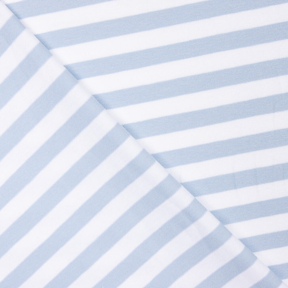 Maille Maxi Rayée Bleu Clair - Ribes y Casals