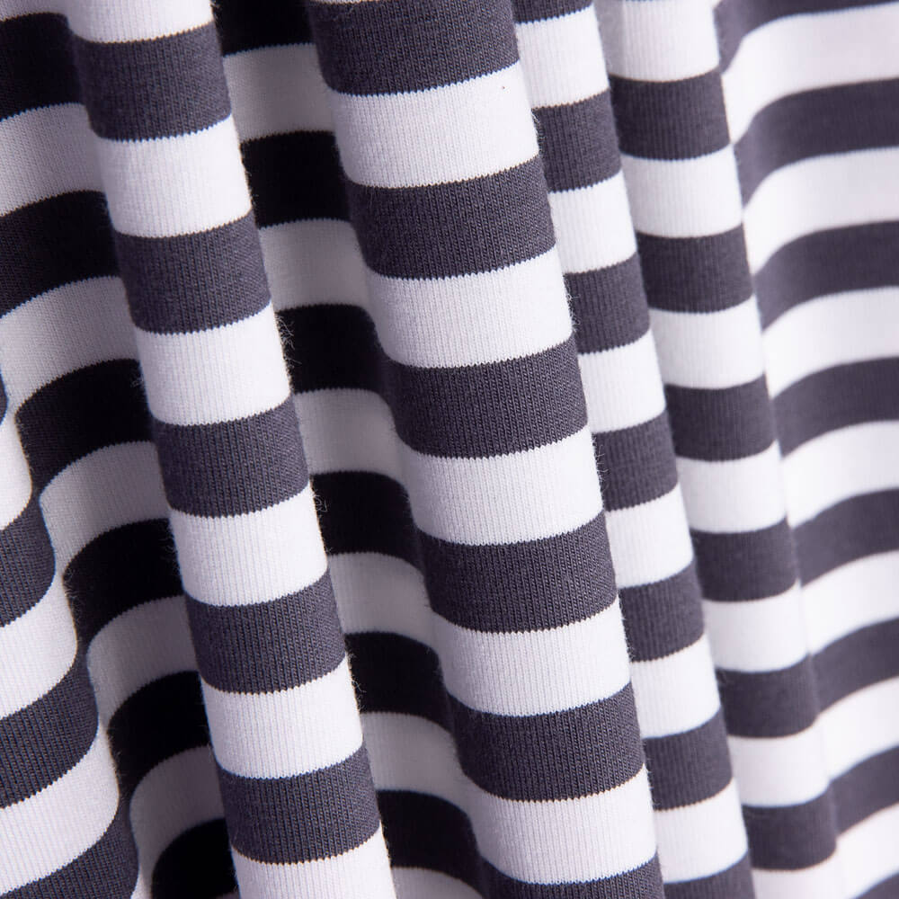 Maille Maxi Rayée Bleu Marine - Ribes y Casals