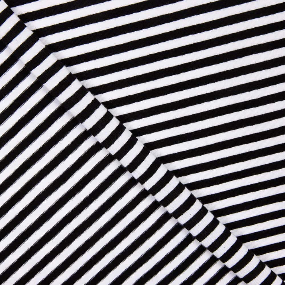 Mini Tricot Rayé Noir - Ribes y Casals