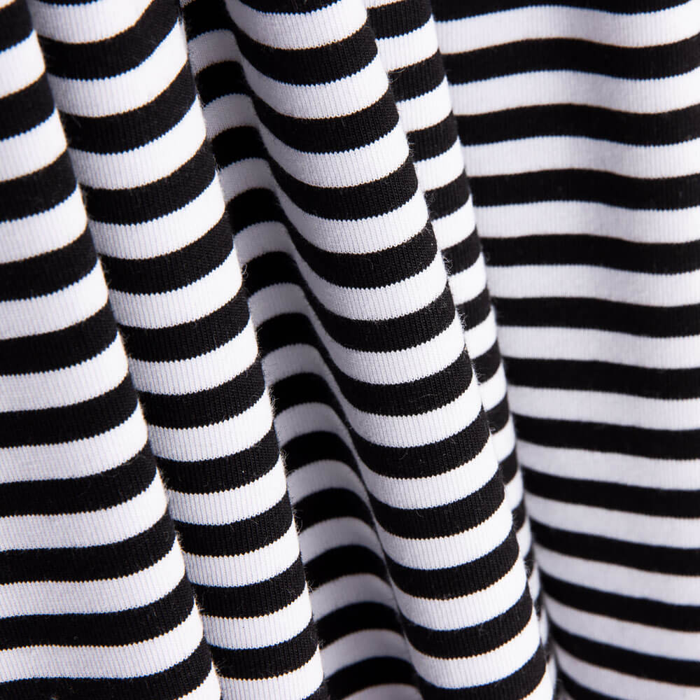 Mini Tricot Rayé Noir - Ribes y Casals