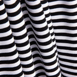 Mini Tricot Rayé Noir - Ribes y Casals