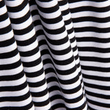 Mini Tricot Rayé Noir - Ribes y Casals