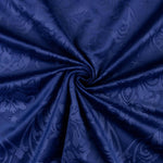 Punto Terciopelo Jacquard Azul - Ribes y Casals