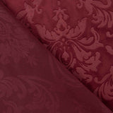 Maille velours jacquard gaufré – Bordeaux - Ribes y Casals