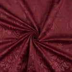 Maille velours jacquard gaufré – Bordeaux - Ribes y Casals
