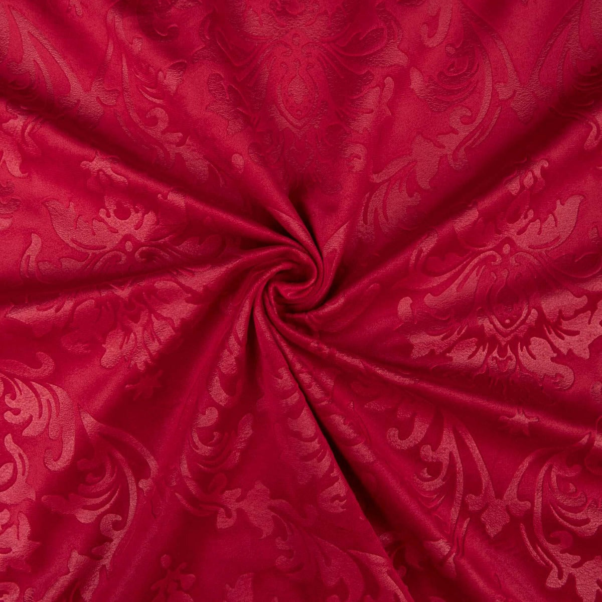 Maille velours jacquard gaufré – Rouge - Ribes y Casals