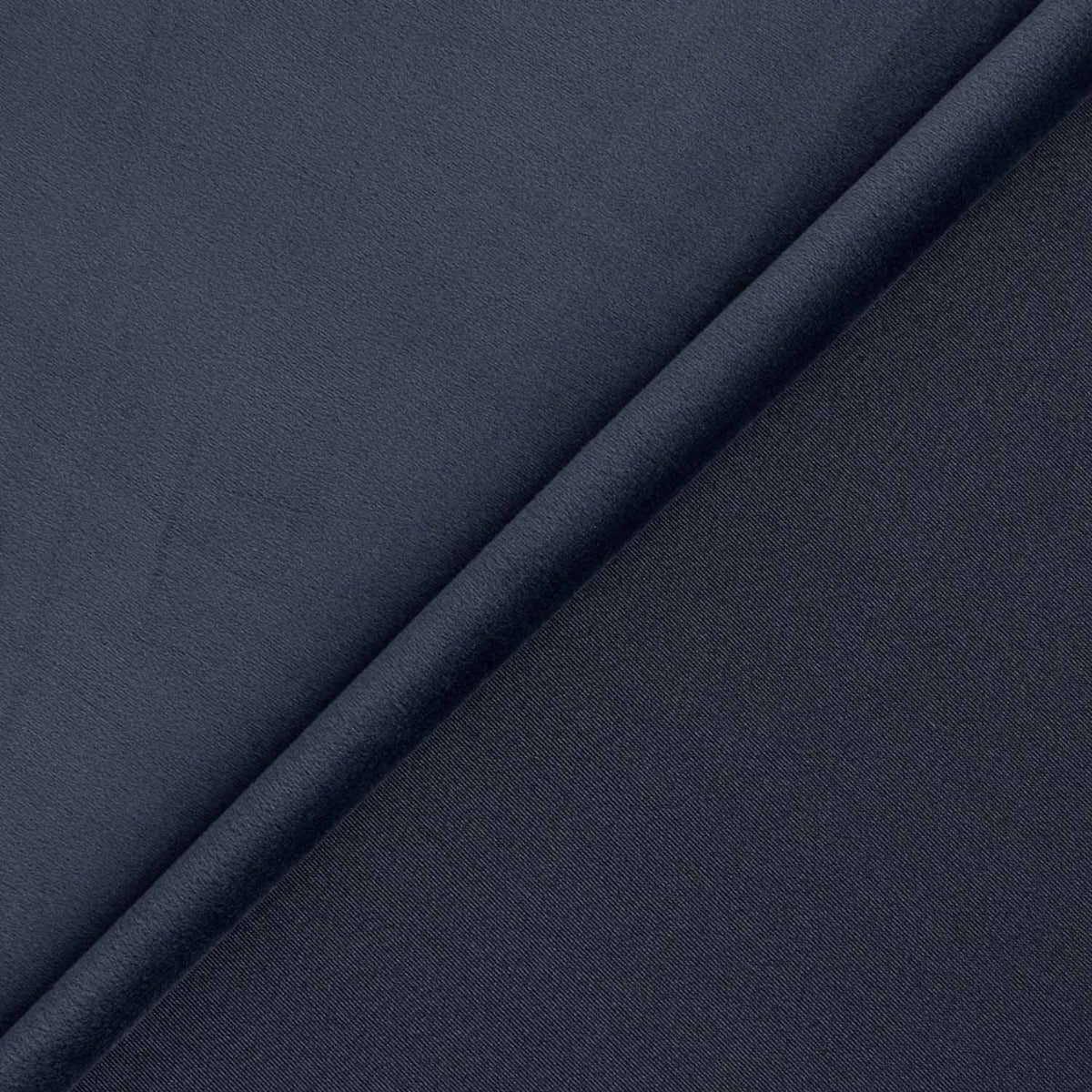 Jersey de velours stretch bleu - Ribes y Casals