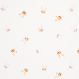 Maille Élastique Peluche Lapins Blanc - Ribes y Casals