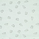 Maille Élastique Peluche Éléphants Vert - Ribes y Casals