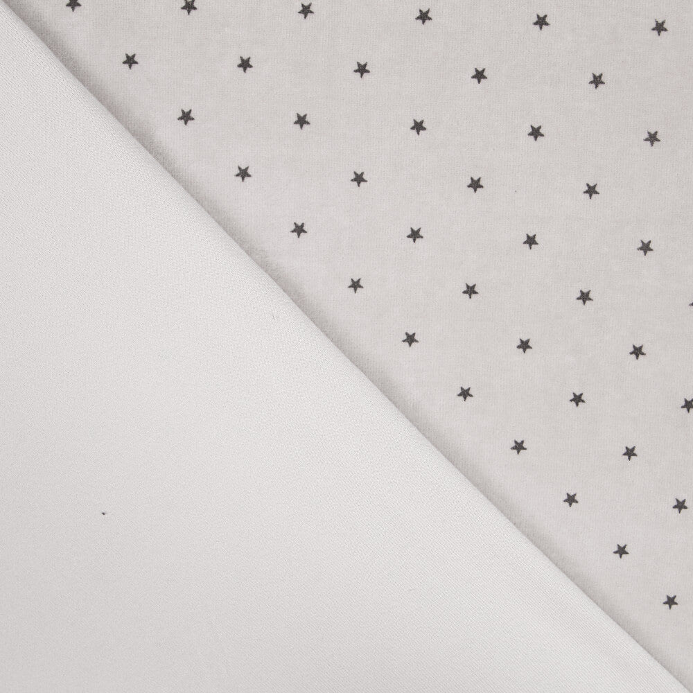 Maille Peluche Oeko-Tex® Etoiles Gris - Ribes y Casals