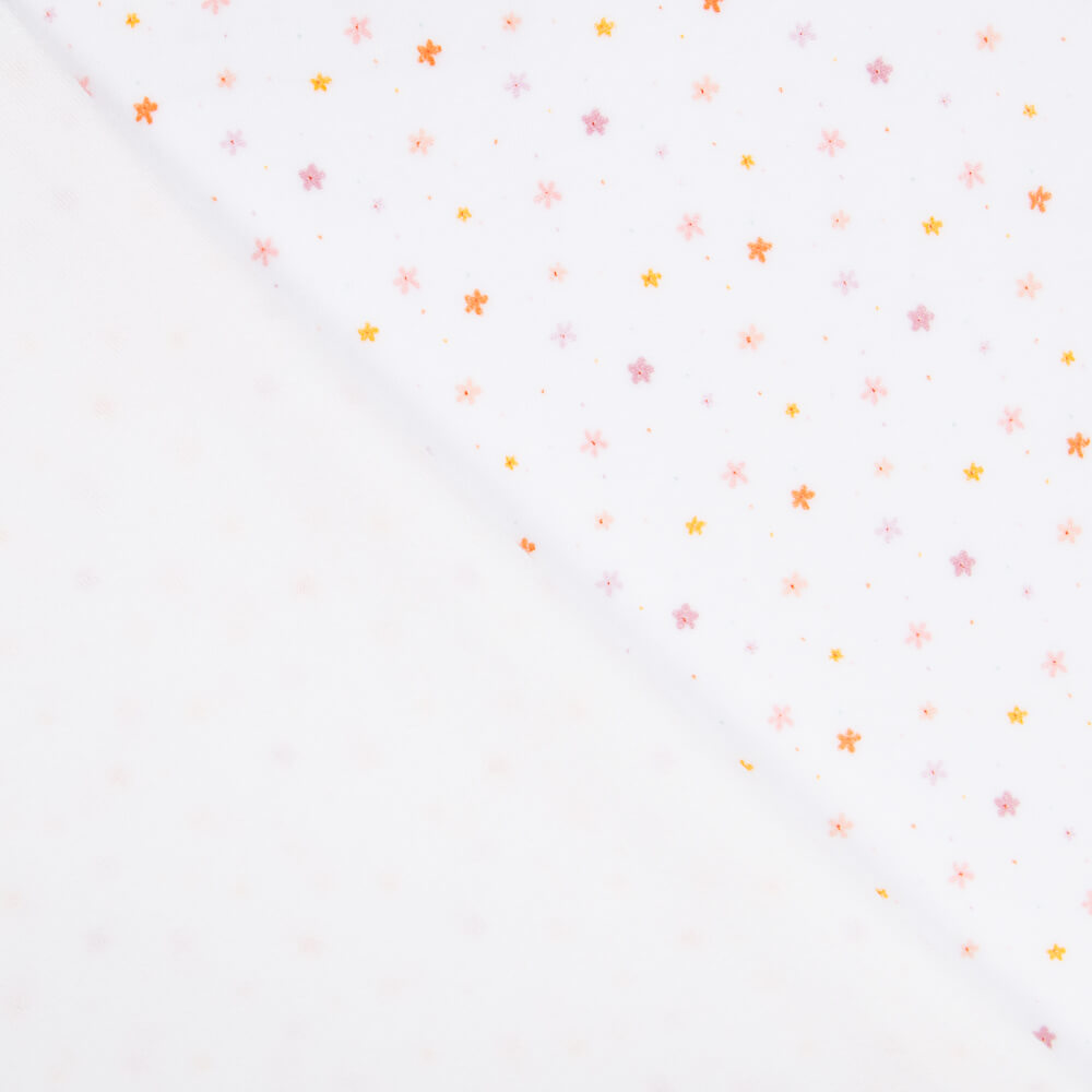 Sweat Elastique Oeko-Tex® Fleurs Blanches - Ribes y Casals