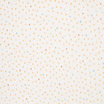 Maille Peluche Oeko-Tex® Gouttelettes Blanc - Ribes y Casals