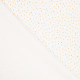 Maille Peluche Oeko-Tex® Gouttelettes Blanc - Ribes y Casals