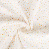 Maille Peluche Oeko-Tex® Gouttelettes Blanc - Ribes y Casals